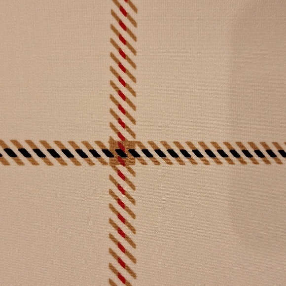 e Liz Claiborne White Boxy Blouse Relaxed Fit Stretch 3/4 Sleeve 2X - Picture 3 of 5